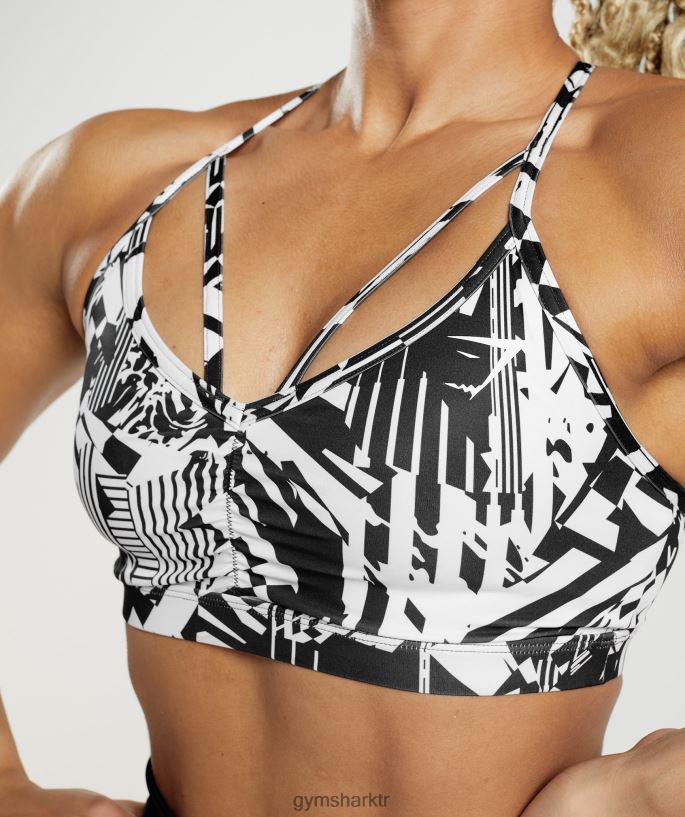 gs güç spor sutyeni 8H4J02158 Gymshark Giyim kadınlar siyah