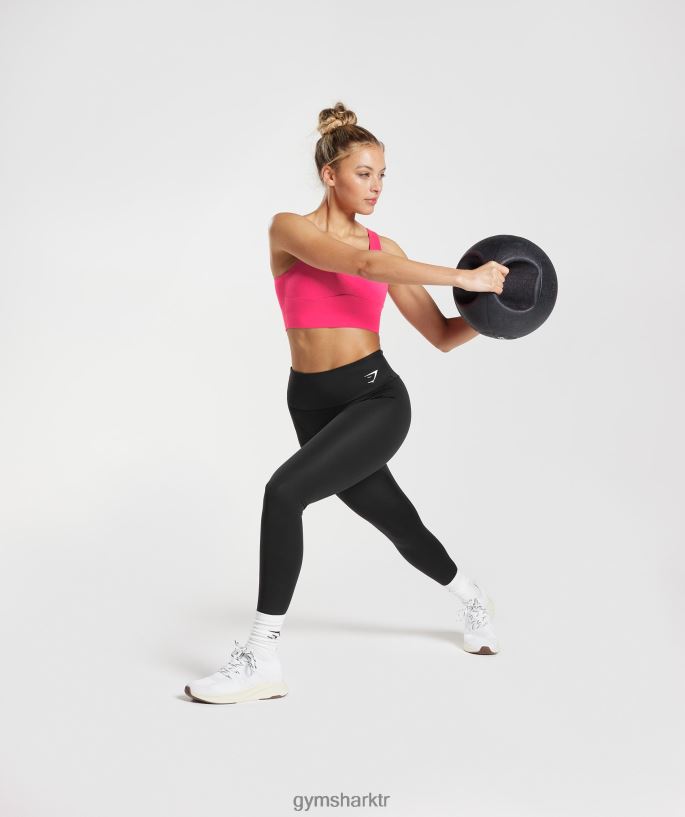 uzun çizgi spor sutyeni 8H4J02130 Gymshark Giyim kadınlar parlak fuşya