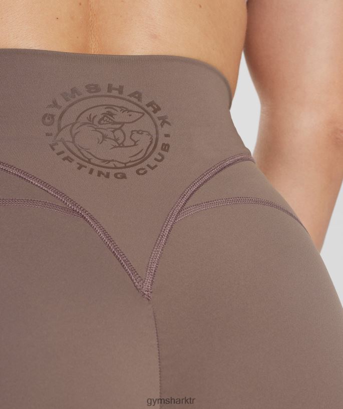 eski tayt 8H4J02339 Gymshark Giyim kadınlar trüf kahvesi