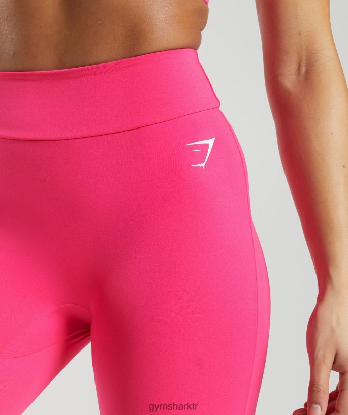 gs power orjinal tayt 8H4J02256 Gymshark Giyim kadınlar parlak fuşya