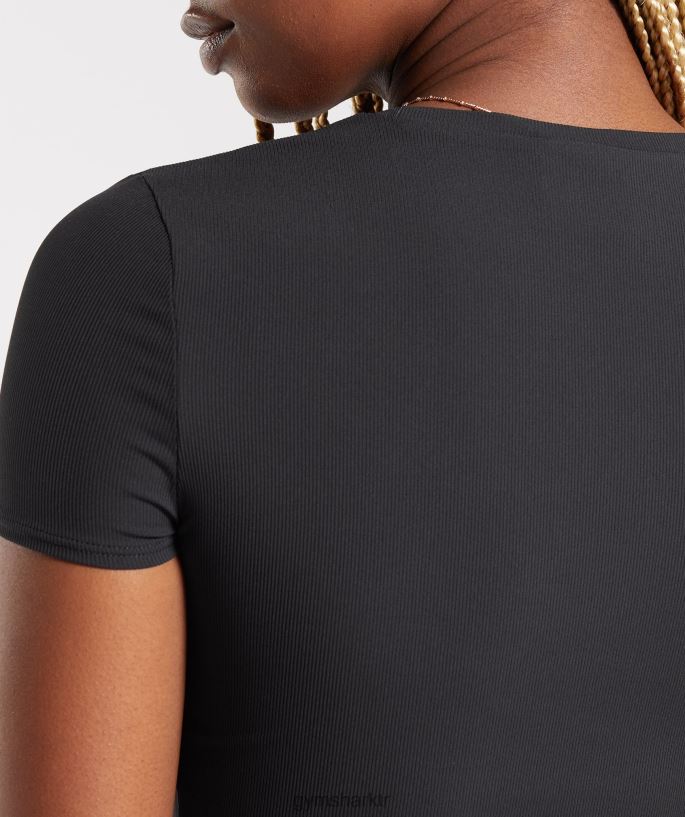 yukarı kaldır 8H4J02424 Gymshark Giyim kadınlar siyah